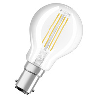 LED žárovka P45 Ball B15d 4W = 40W 470lm 2700K Warm 300° Retrofit Filament CLASSIC Osram