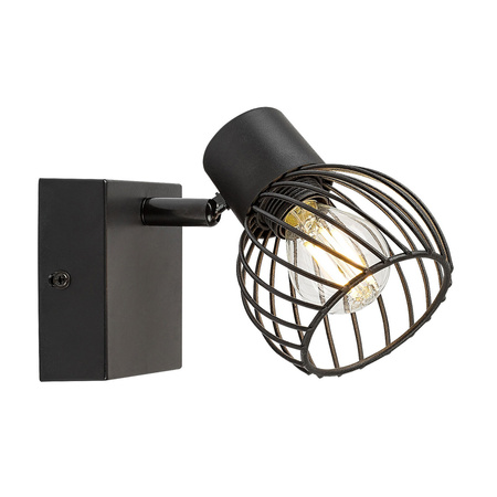 Nástěnné svítidlo LED stropní SPOT Spotlight E14 Black Industrial Aberama Rabalux