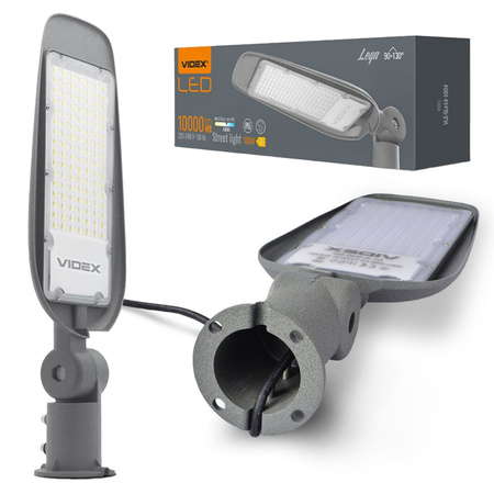 LED pouliční lampa 100W 10000lm 5000K neutrální 130° 0,48A šedá VIDEX
