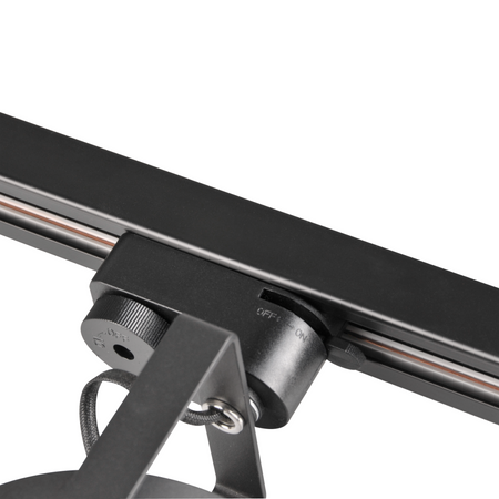 Osvětlovací přípojnice 1 fáze 1m černá Sanico Goldlux