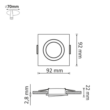 POHYBLIVÉ Stropní svítidlo JIŽNÍ OPÁL GOLDLUX (Polux) SR. PÍSKOVANÉ