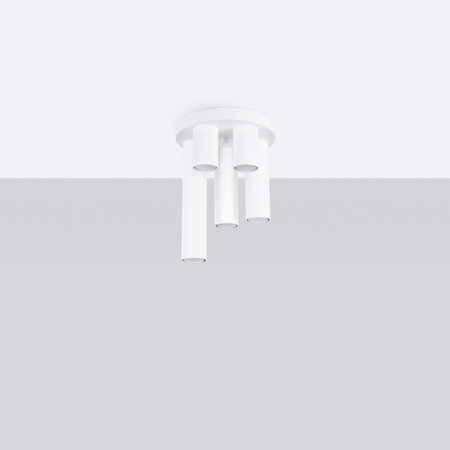 Stropní plafon Tuba Spot 5x GU10 White Lagos Ocean Green SL.1465 Sollux