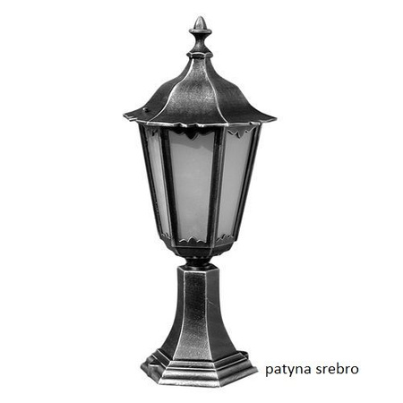 Venkovní stojací zahradní lampa Retro Classic K 4011/1 E27 51cm Su-Ma