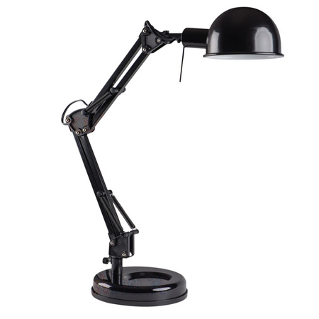 Stolní stolní lampa Školní kancelářská noční lampa Nastavitelná E14 Černá Pixa Kanlux