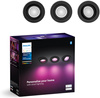 3x LED svítidlo pro zapuštěnou montáž 4,2 W 400 lm IP20 Bílá a Color Ambiance RGB + TW Black Smart SMART Zigbee Bluetooth Centura Philips HUE