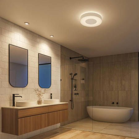 3x zapuštěné svítidlo LED Hermetic IP44 Koupelnové svítidlo 4,2W 400lm IP44 Bílá a barevná Ambiance RGB + TW White Smart SMART Zigbee Bluetooth Xamento Philips HUE