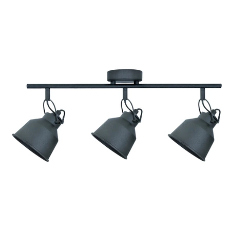 Nástěnné svítidlo NÁSTĚNNÁ LAMPA Spot Niko 3xE14 GOLDLUX (Polux) ČERNÁ