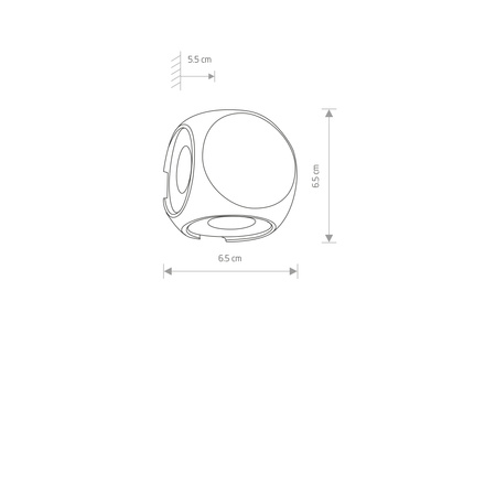 Zahradní lampa Nástěnná lampa PATRAS LED 9115 IP54 4x1W 3000K Černá Nowodvorski