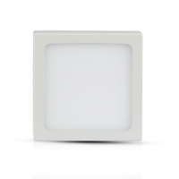 Přisazený LED panel 12W 6000K Čtvercový FLICKER FREE VT-1205 V-TAC
