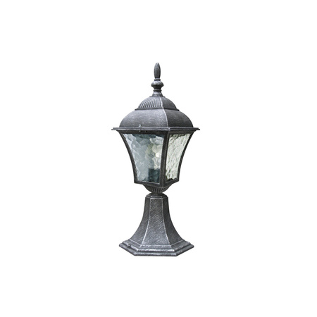 Venkovní LED zahradní lampa TOSCANA E27 IP43 Tyč 41cm Starostříbrná RABALUX