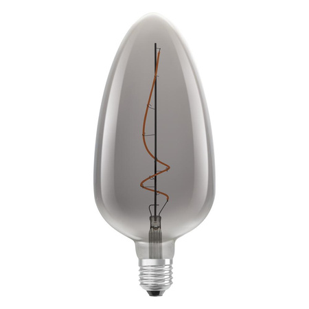 Dekorativní LED žárovka E27 4W = 15W 140lm 1800K Warm 300° Smoke Dimmable Vintage 1906 Osram