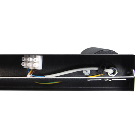 Nástěnné svítidlo 2x GU10 LED. pohyblivé. černé