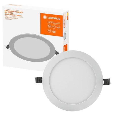 LED panel pro zapuštěnou montáž Spot 22W 1850lm CCT Mesh White Downlight Ledvance
