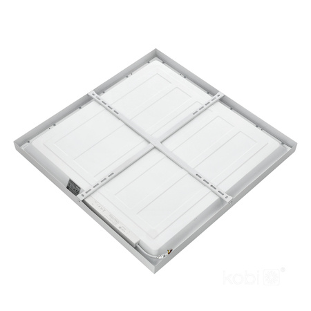 Povrchový LED panel 36W 4320lm 4000K 120° neutrální kofferová bílá 60x60cm Brisbane Kobi