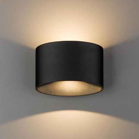 Zahradní lampa Venkovní nástěnná lampa ELLIPSES LED 8181 2x5W 3000K IP54 Černá Nowodvorski