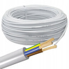 Drátový kabel OWY H05VV-F 300/500V 3x2.5mm Bílý 1m ELEKTRICKÝ KABEL