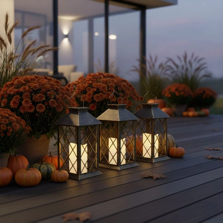 Solární zahradní LED lampa stojící IP44 závěsná LIRIO 2 lucerna LUMILED