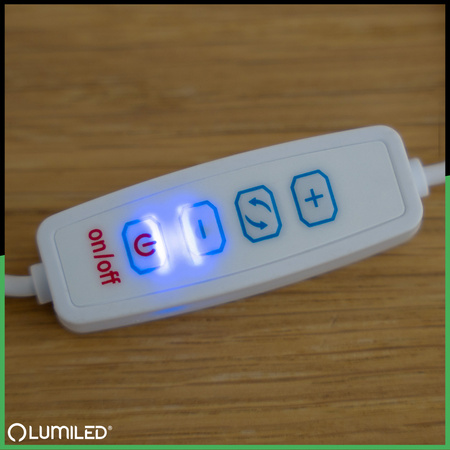 Stolní lampa LED 8W CCT Kreslící stolní lampa 3x zvětšovací sklo LUCA 2 White LUMILED