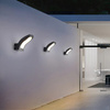 Zahradní nástěnná lampa 10W, 840lm 4000K IP54 Černá DARADO LUMILED