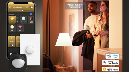 LED STILL stropní podhled černý 22,5W CCT PHILIPS HUE Bluetooth Zigbee + stmívač