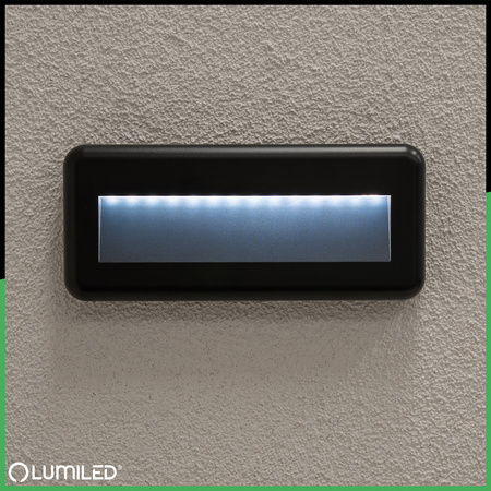 Venkovní zahradní schodišťová nástěnná lampa CCT 3000-6500K LED 4W IP65 VIREO LUMILED