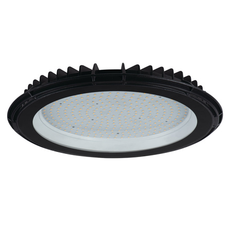 Průmyslové LED svítidlo 200W 20000lm 4000K Neutrální 110° IP65 IK05 Kulaté černé HB KANLUX