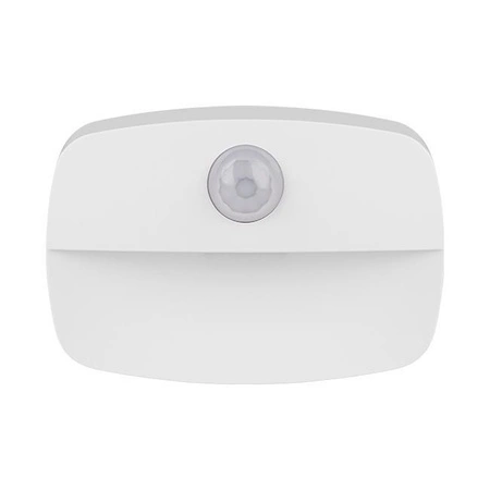 LED bateriové noční světlo 0,6W 50lm 4000lm neutrální 90° se senzorem pohybu bílé Lima Masterled