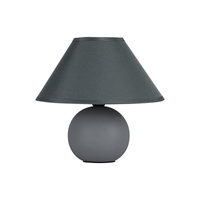 Stolní noční lampa E14 šedá Moderní Ariel Rabalux