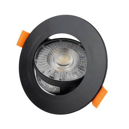 Vestavné LED svítidlo pro zapuštěnou montáž 3W / 5W / 7W CCT Black Round DOWNLIGHT Ecolight