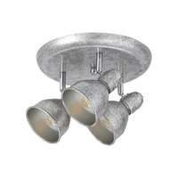 Bodové stropní svítidlo 3x E14 stříbrné Industrial Thelma 5388 Rabalux