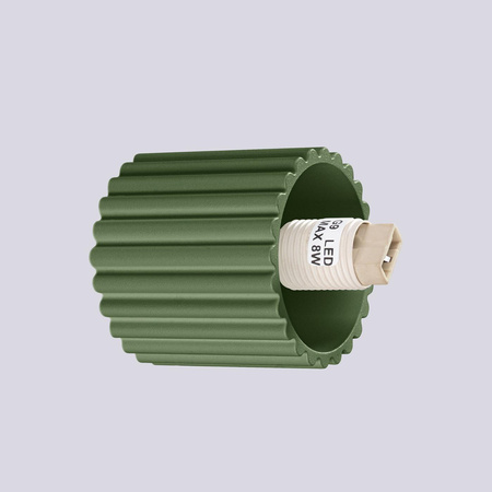 Koupelnové nástěnné svítidlo G9 Round Olive Modern Matte IP44 Halo Sollux