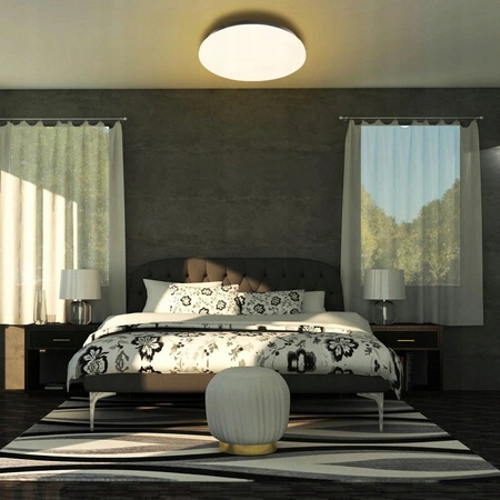 Stropní LED stropní svítidlo nástěnné svítidlo kulaté 24W 1680lm 4000K IP44