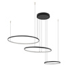 LED závěsné stropní svítidlo 45W 1800lm 4000K neutrální černá moderní CIRCOLO LED 10867 Nowodvorski
