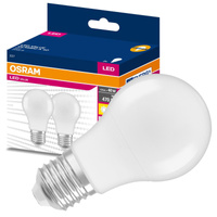 2x LED žárovka A55 E27 4,9W = 40W 470lm 3000K Warm 200° VALUE CLASSIC Osram