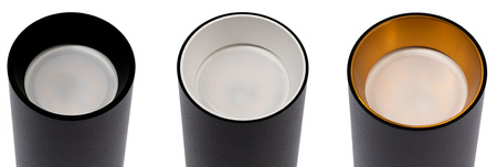 Stropní svítidlo 3x GU10 SPOT LED svítidlo QUALIS III Black