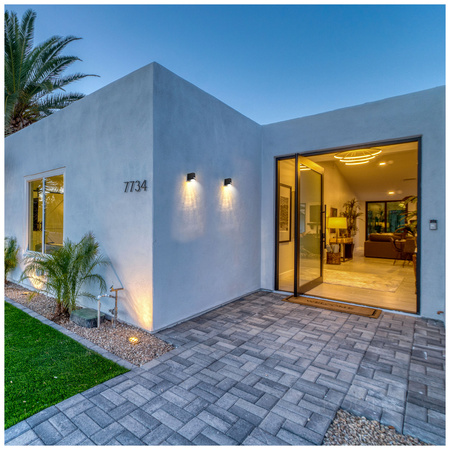 Zahradní venkovní nástěnné svítidlo GU10 IP44 Grey Quazar Kobi