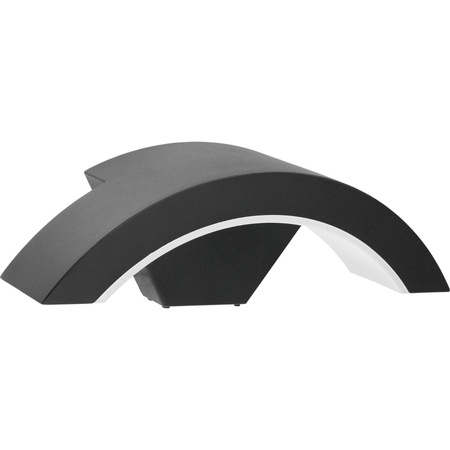 Zahradní lampa Elevační nástěnná lampa 12W 4000K ORION BLACK IP54