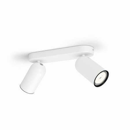 Stropní svítidlo LED PONGEE 2x GU10 Reflektor pohyblivé svítidlo Bílá PHILIPS
