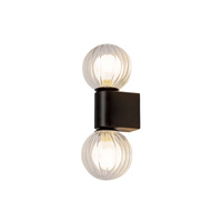 Nástěnné svítidlo LED G9 Black Modern IP44 Colzar Rabalux