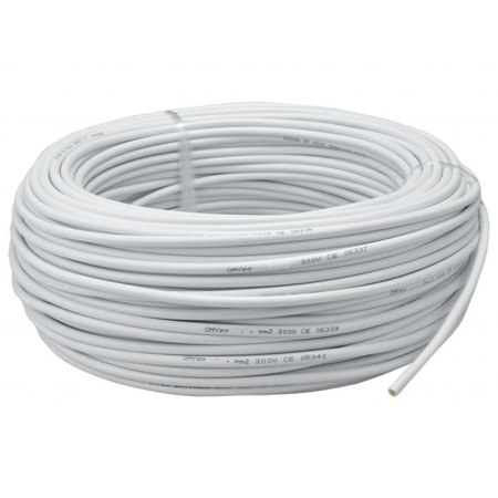 Kabel OMY 300/300V 3x1.5mm Bílý 1m KABEL ELEK.
