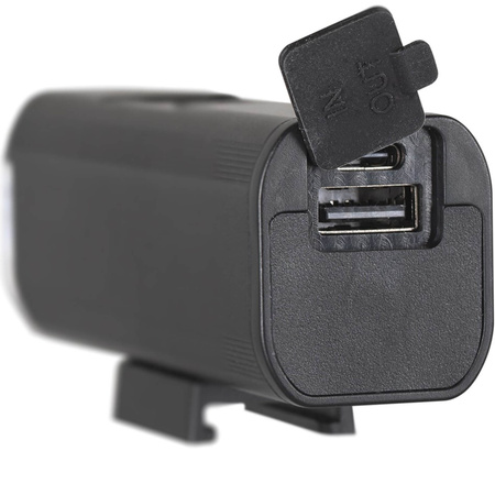 Přední světlo na kolo LED USB s dobíjecí baterií 6 světelných režimů VAYOX