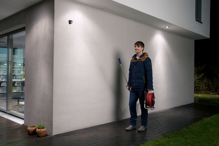 Přisazený PIR pohybový a soumrakový senzor 110ST DARK GRY IP44 LEDVANCE