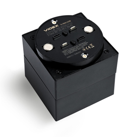 LED magnetické kolejnicové světlo 16W 1380lm 4000K neutrální CRI90 36° černá VIDEX