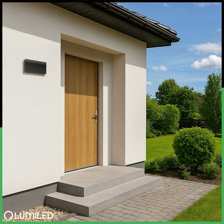 Zahradní nástěnná lampa 6W, IP54 PIVAR LUMILED