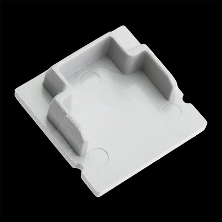 Záslepka pro Povrchový Profil KM38, Plná Šedá Plastová LUMILED