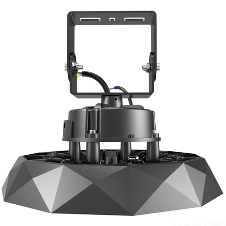 Držák LED průmyslového svítidla Anica 100W Black Kobi