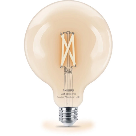 LED žárovka E27 G125 7W = 60W 2700-6500K FILAMENT SMART WiFi Philips WiZ