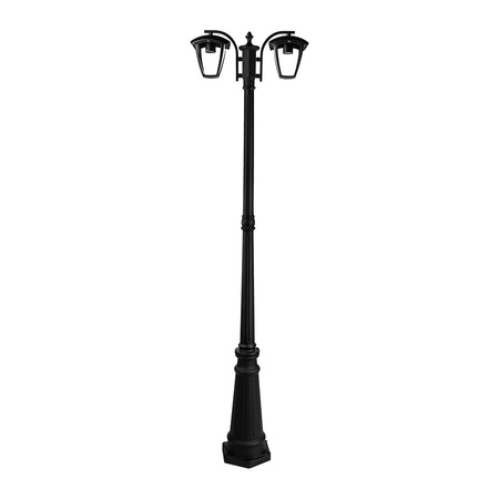 Zahradní lampa Lucerna 2xE27 vysoká 199CM černá VT-739 V-TAC