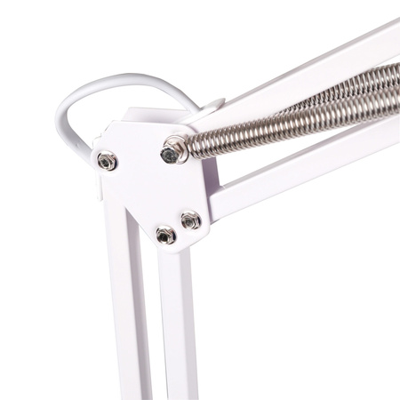 Stolní lampa E27 bílá Pracovník Sanico Goldlux