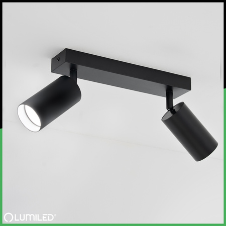 2x GU10 Stropní LED svítidlo, SPOT Reflektor Halogenová Úprava TABULA LUMILED